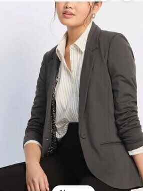 Daniel Rainn Stitch Fix Lucinda Blazer Grey Size S NWT $ 89